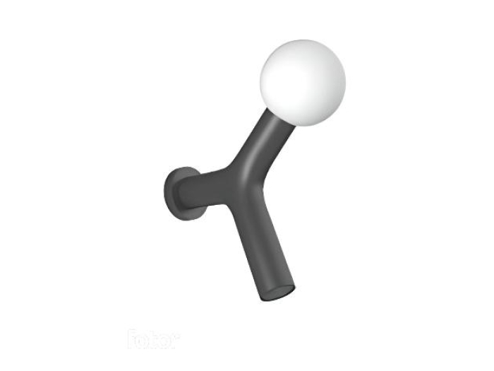 На изображении товар Душевая лейка, AntonioLupi Apollo, 110 х H 325мм, настенная, Bianco Matt от официального представителя в Москве