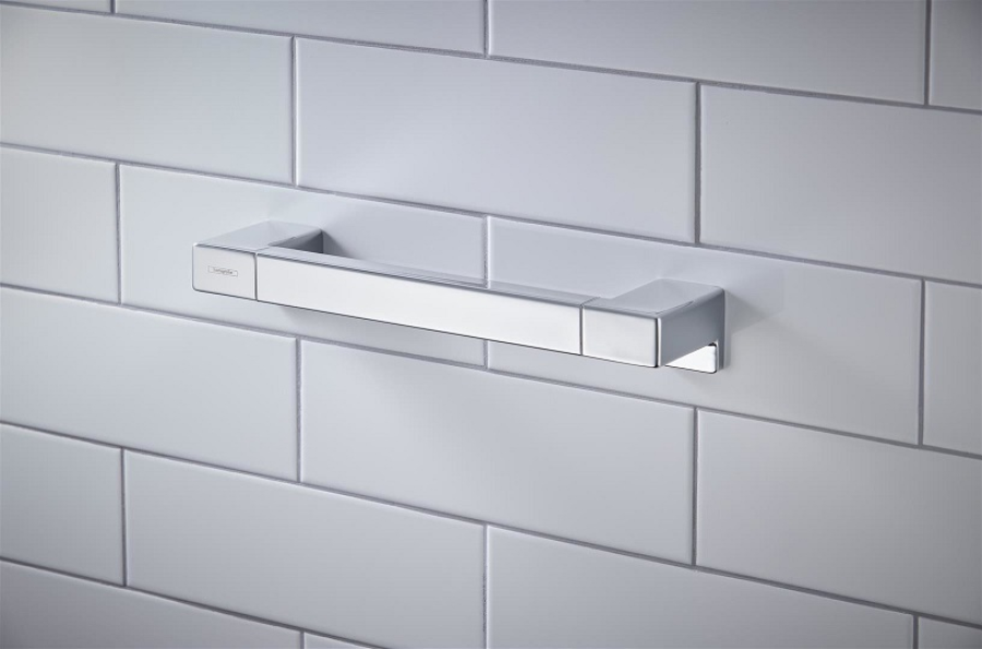 Поручень для ванны Hansgrohe AddStoris, настенный, L-348 мм, цвет хром - изображение 1