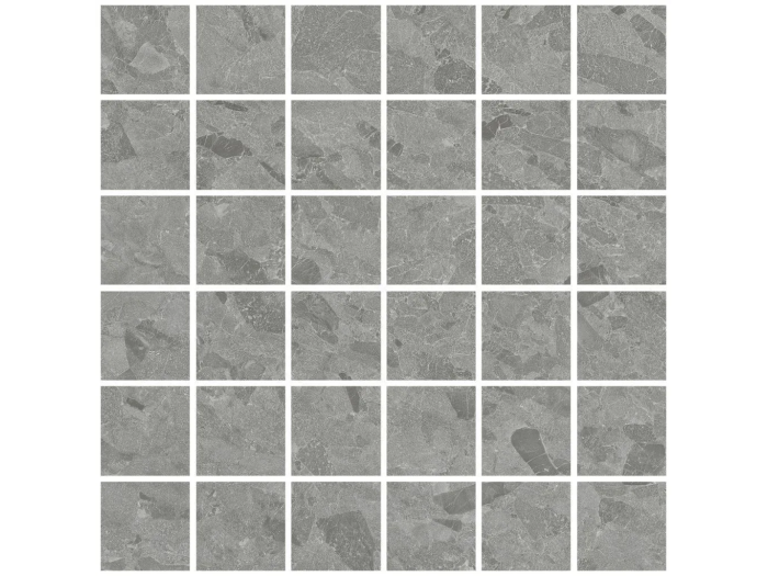 На изображении товар Living Ceramics Керамогранит Eme Grey Mosaic 55 Anti-slip 29,8x29,8 от официального представителя в Москве