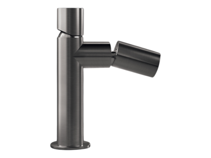 На изображении товар Смеситель для биде CEA Design Cartesio, однорычажный, H. 155 мм, цвет сатинированная нержавеющая сталь от официального представителя в Москве
