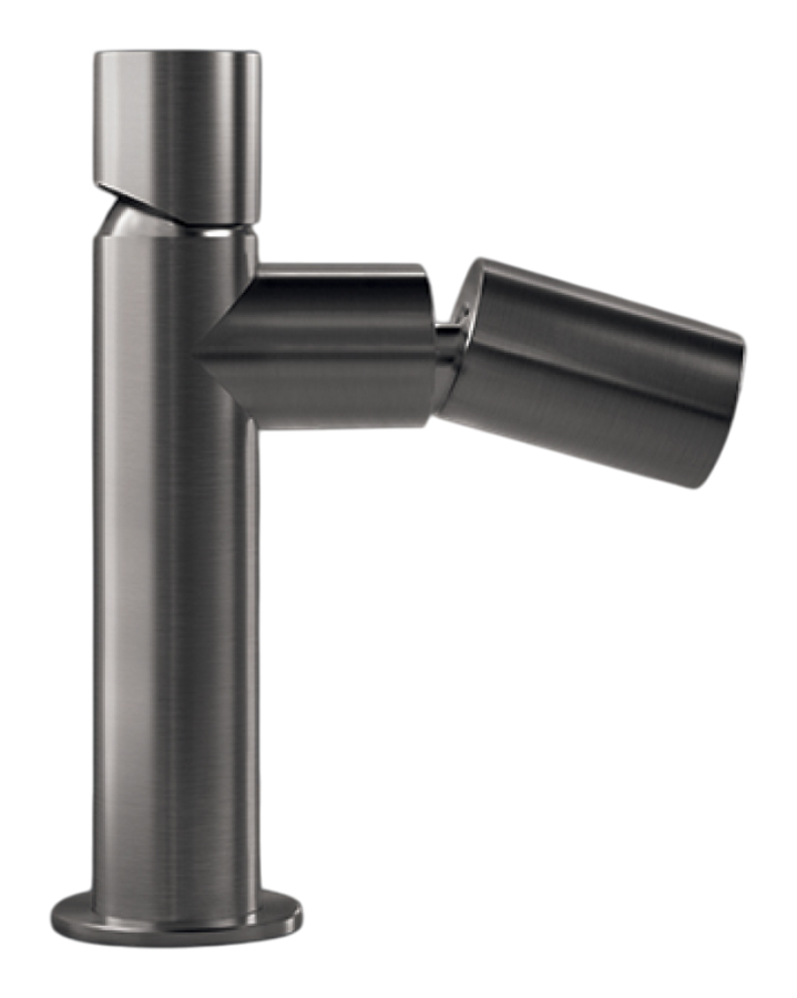 Смеситель для биде CEA Design Cartesio, однорычажный, H. 155 мм, цвет сатинированная нержавеющая сталь