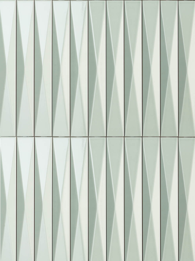 Sartoria Керамическая плитка Pulse Prism Mist Glossy 4x31.5 - изображение 1