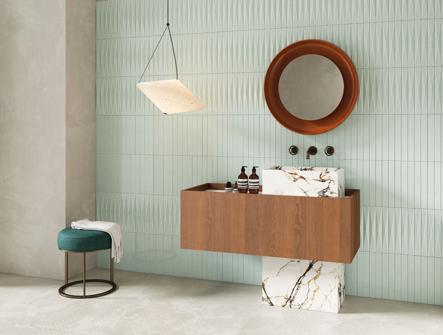 Sartoria Керамическая плитка Pulse Prism Mist Glossy 4x31.5 - изображение 2