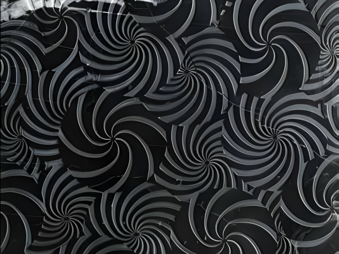 На изображении товар Akros Venezia Камень Dogma Light Ironia LN Nero Marquinia Naturale 30,5x30,5x1 от официального представителя в Москве