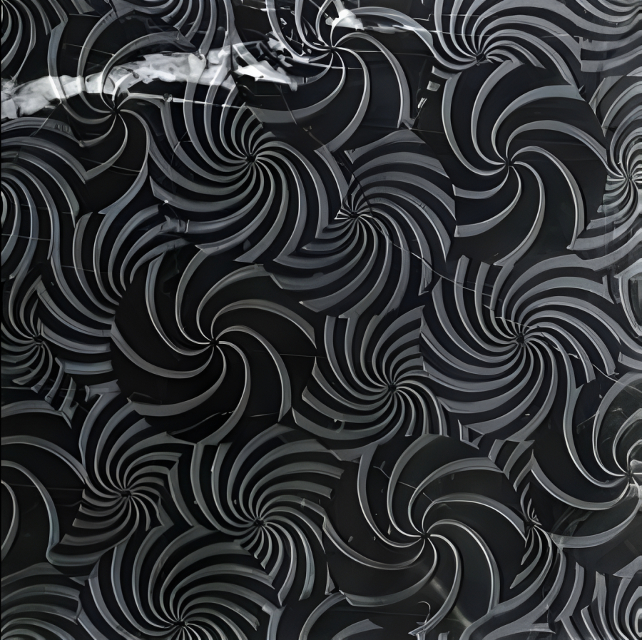 Akros Venezia Камень Dogma Light Ironia LN Nero Marquinia Naturale 30,5x30,5x1
