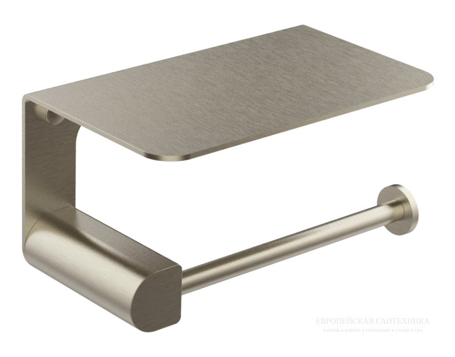 Бумагодержатель Gessi Rilievo, настенный с крышкой, цвет Finox Brushed Nickel