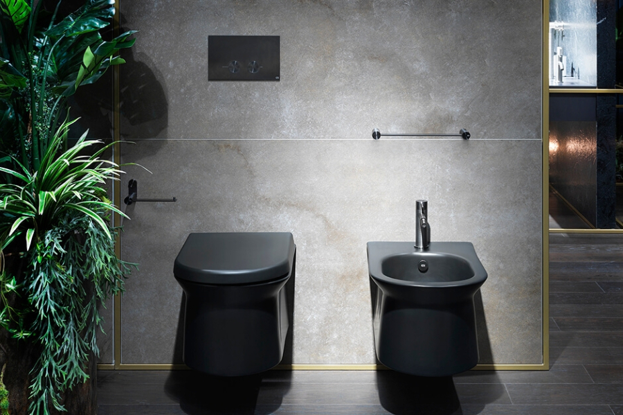 Клавиши смыва Gessi, для унитаза, к инсталляции Geberit (Geberit Sigma 8 и Geberit Sigma 12), цвет Black Metal PVD - изображение 2