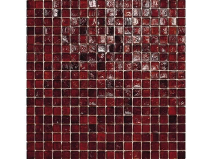 На изображении товар Sicis Стеклянная мозаика Waterglass Rootbeer 28 chips size 10х10 mm sheet size 295x295 mm от официального представителя в Москве