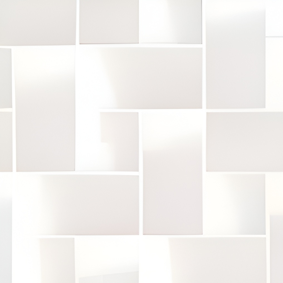 Micro. Керамогранит Microtiles Spiral Glaze White 33,7x33,7