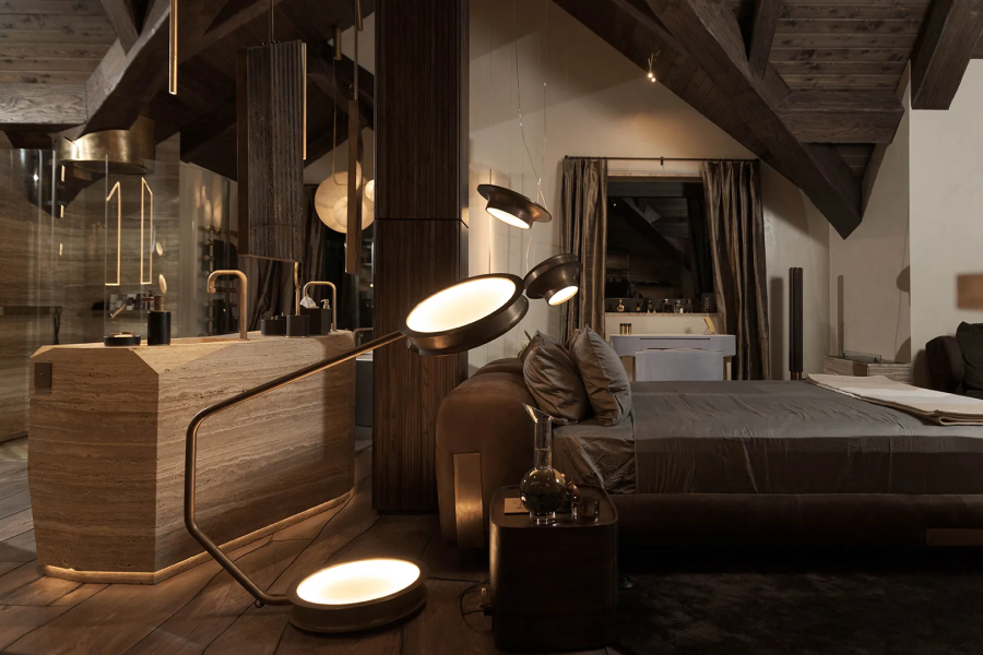 Дозатор Gessi Inciso ⌀75хh191 мм, настольный, цвет Black/Black Metal Brushed PVD - изображение 2