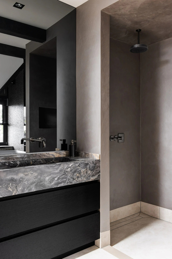 Дозатор Gessi Inciso ⌀75хh191 мм, настольный, цвет Black/Black Metal Brushed PVD - изображение 1