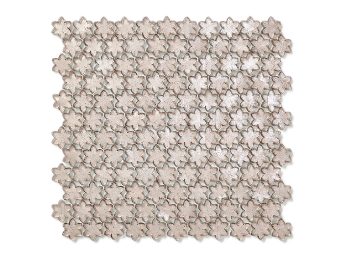 На изображении товар Sicis Смальтовая мозаика Petites Fleurs F26 Mandorla sheet-size 316x293 mm от официального представителя в Москве