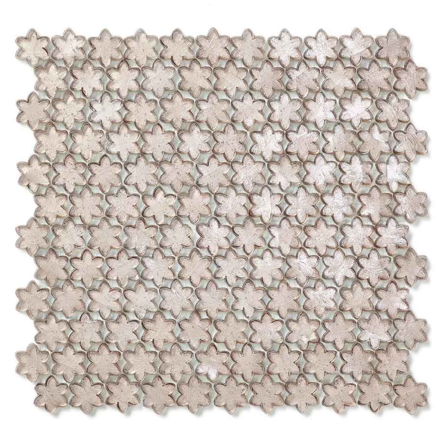 Sicis Смальтовая мозаика Petites Fleurs F26 Mandorla sheet-size 316x293 mm