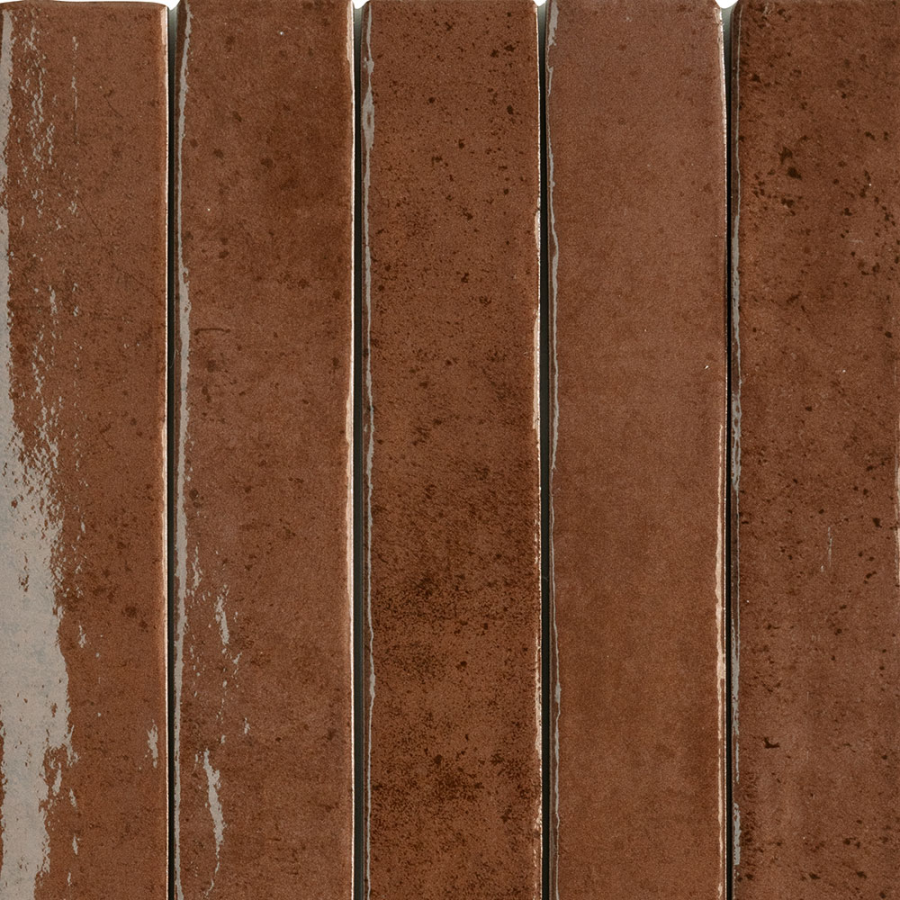 Sartoria Керамическая плитка Savoir Faire Chutney Glossy 4.8x45