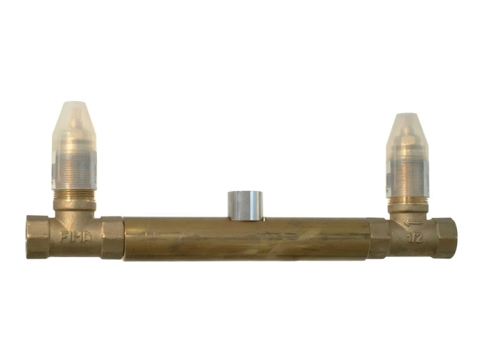 На изображении товар Cкрытая часть смесителя для раковины Carlo Frattini на 3 отверстия настенного от официального представителя в Москве