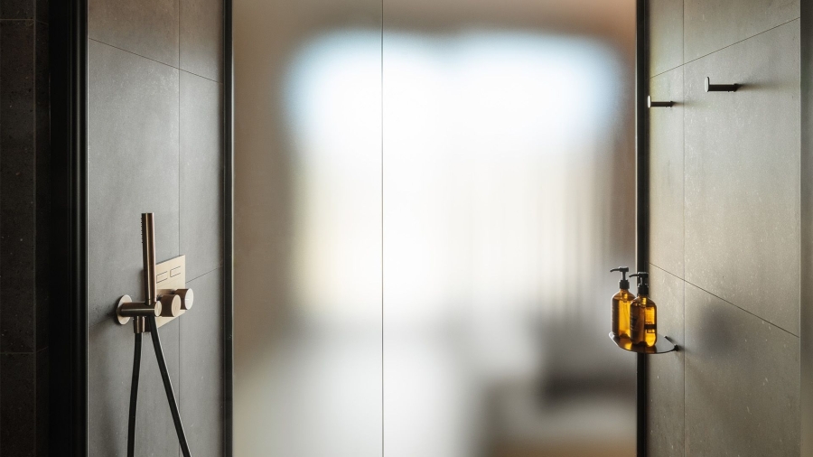 Держатель для душевой лейки Gessi316, с отводом воды, цвет Warm Bronze Brushed PVD - изображение 1
