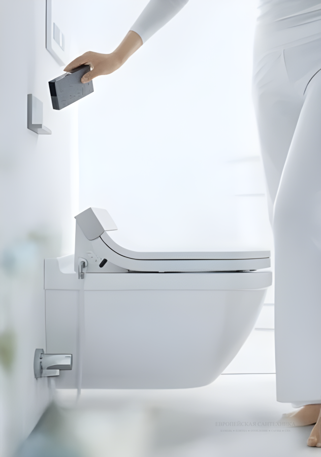 Унитаз Duravit DuraStyle Rimless подвесной, только в сочетании с SensoWash, 376x620 мм, цвет белый - изображение 1