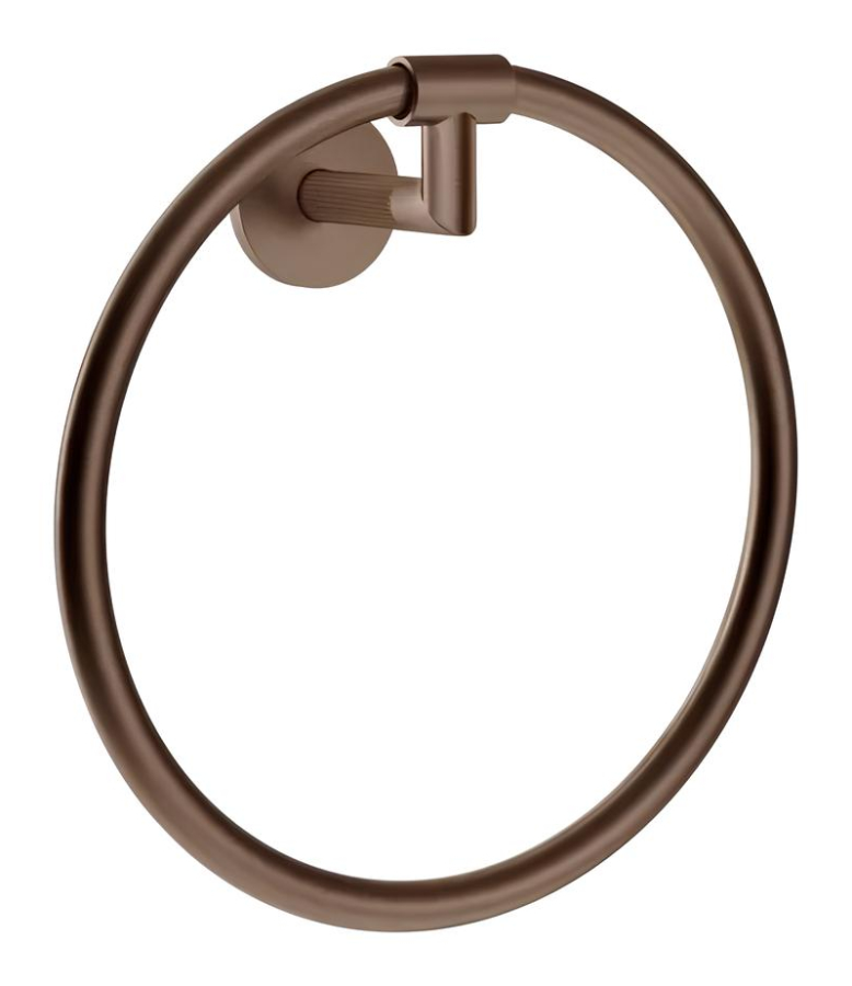 Полотенцедержатель Gessi Ingranaggio, настенный, кольцевой ⌀222 мм, цвет Copper Brushed PVD