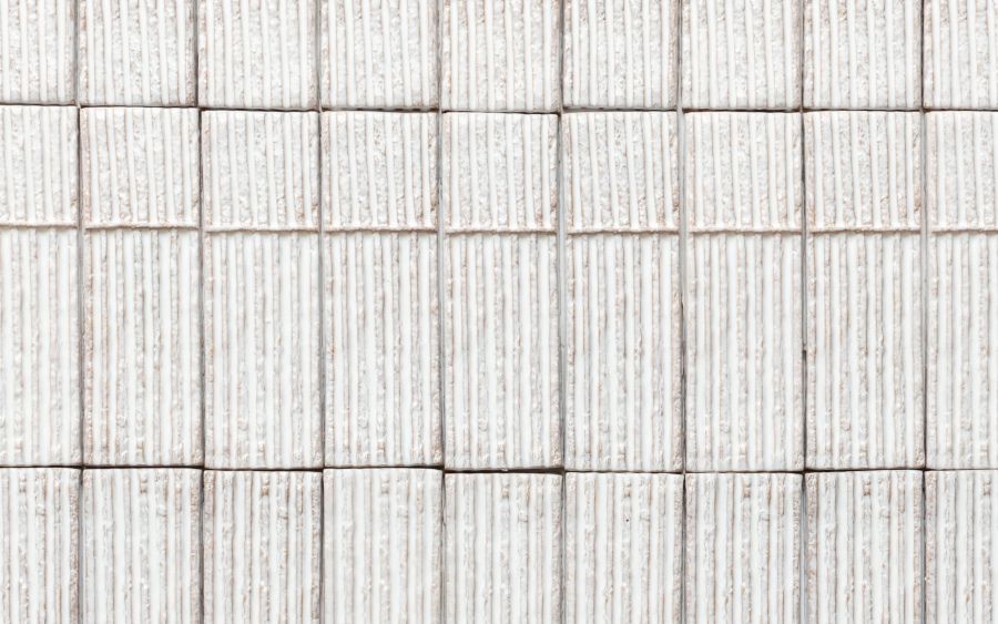 Mutina Керамическая плитка Chamotte Linea Bianco 7,5x21,3 - изображение 1