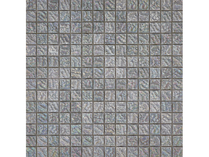 На изображении товар Sicis Стеклянная мозаика Tephra Romeral Irid chips size 20х20 mm sheet-size 295x295 mm от официального представителя в Москве